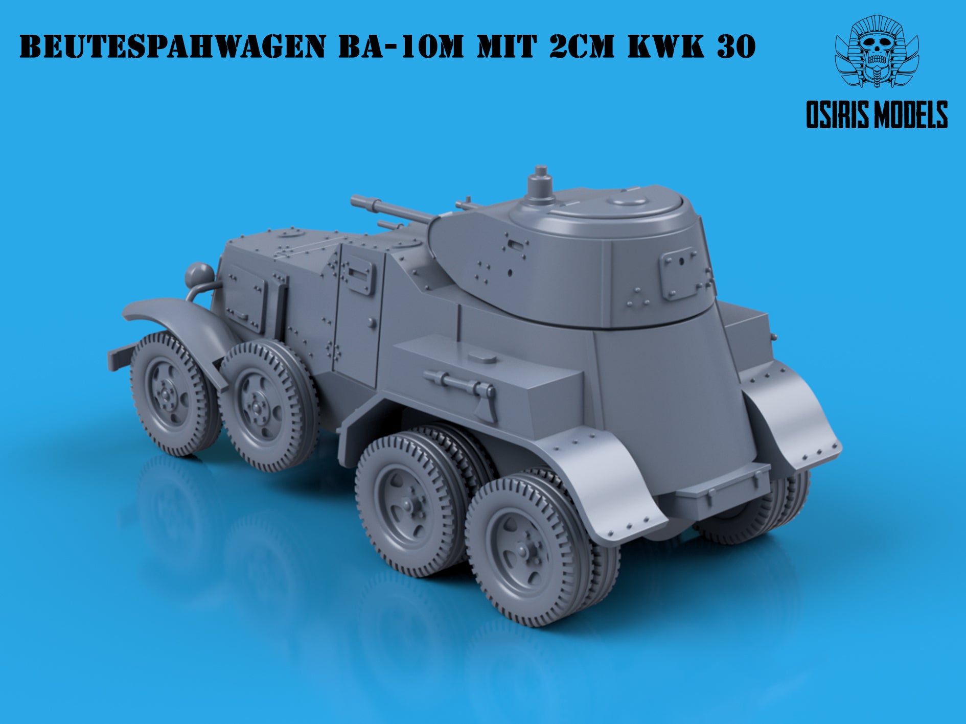 WWII Beutespahwagen BA-10M mit 2cm KwK 30 - Made to order - Check Lead Times