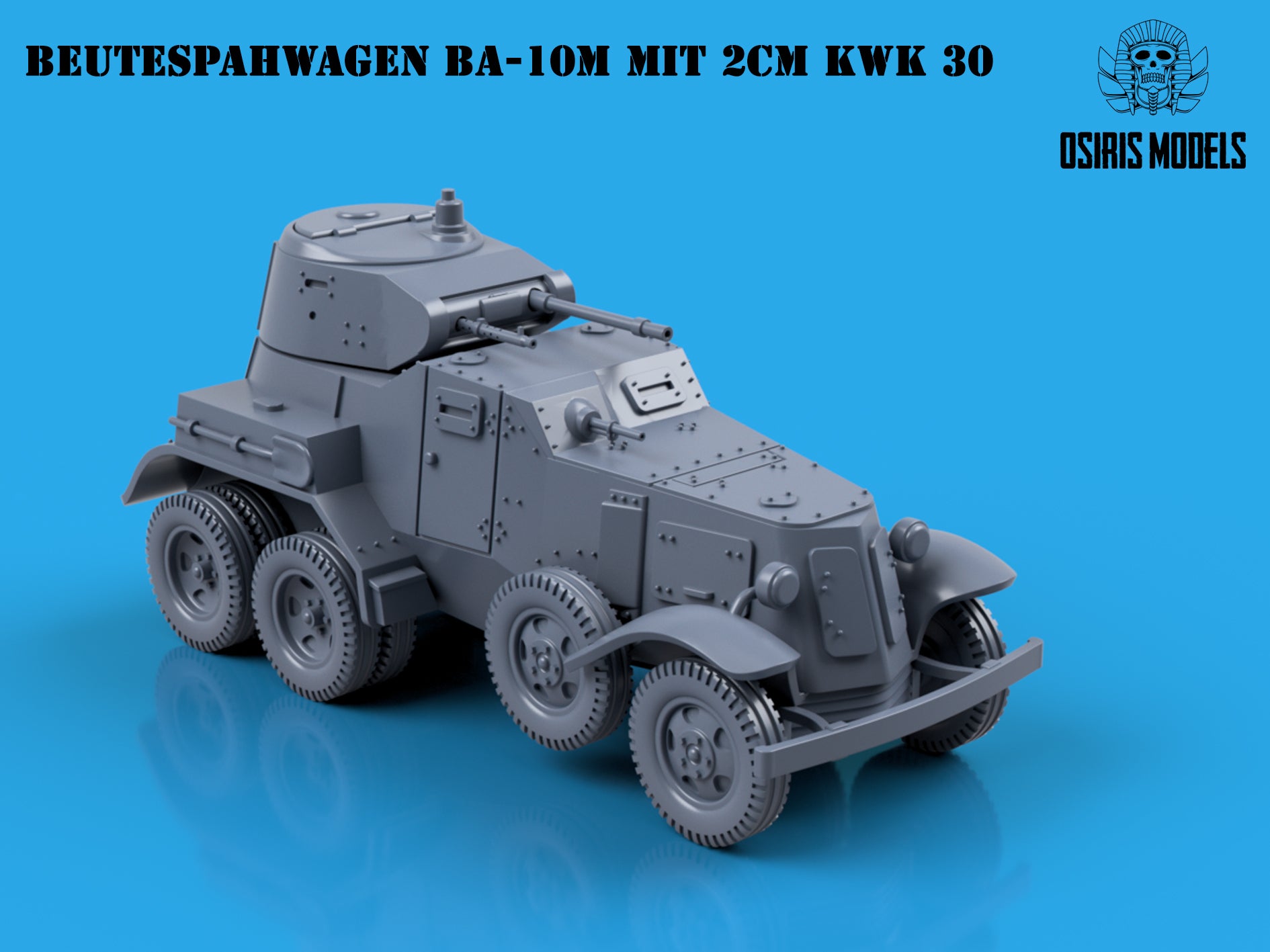 WWII Beutespahwagen BA-10M mit 2cm KwK 30 - Made to order - Check Lead Times